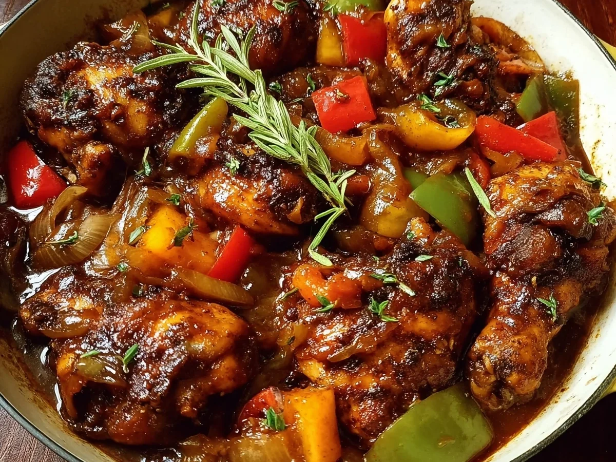 Authentic Caribbean Brown Stew Chicken Recipe - Image 1
