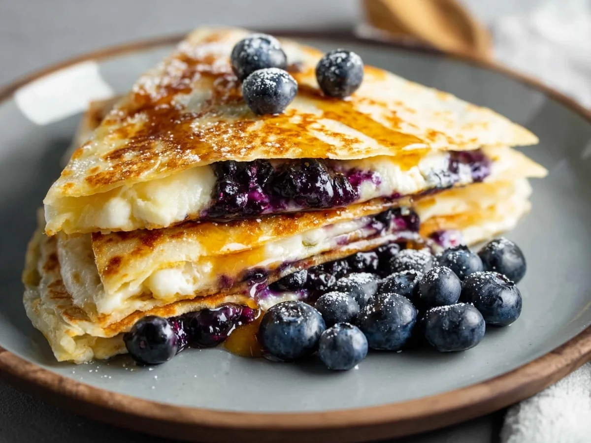 Blueberry Breakfast Quesadilla: Quick American-Mexican - Image 2