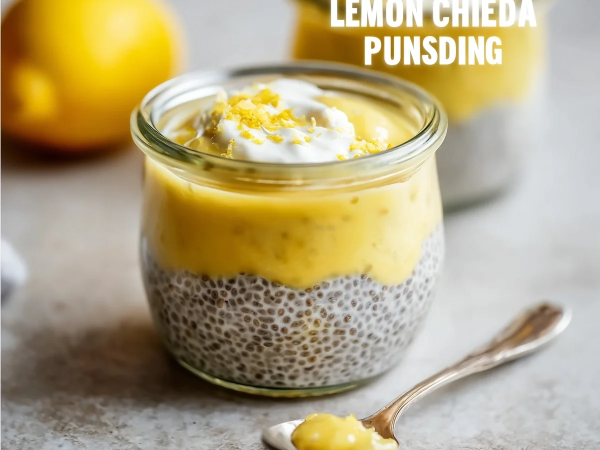 Bright & Creamy Lemon Chia Seed Pudding - Image 1