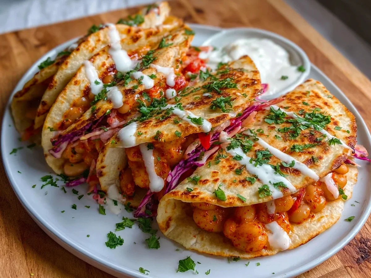 Buffalo White Bean Tacos: Quick Plant-Based Dinner - Image 1