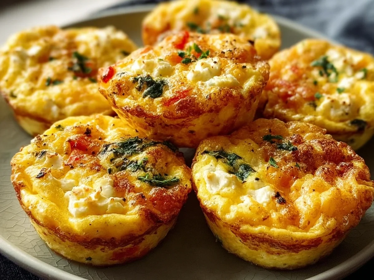 Cheesy Muffin Tin Cottage Cheese Egg Bites - Image 1