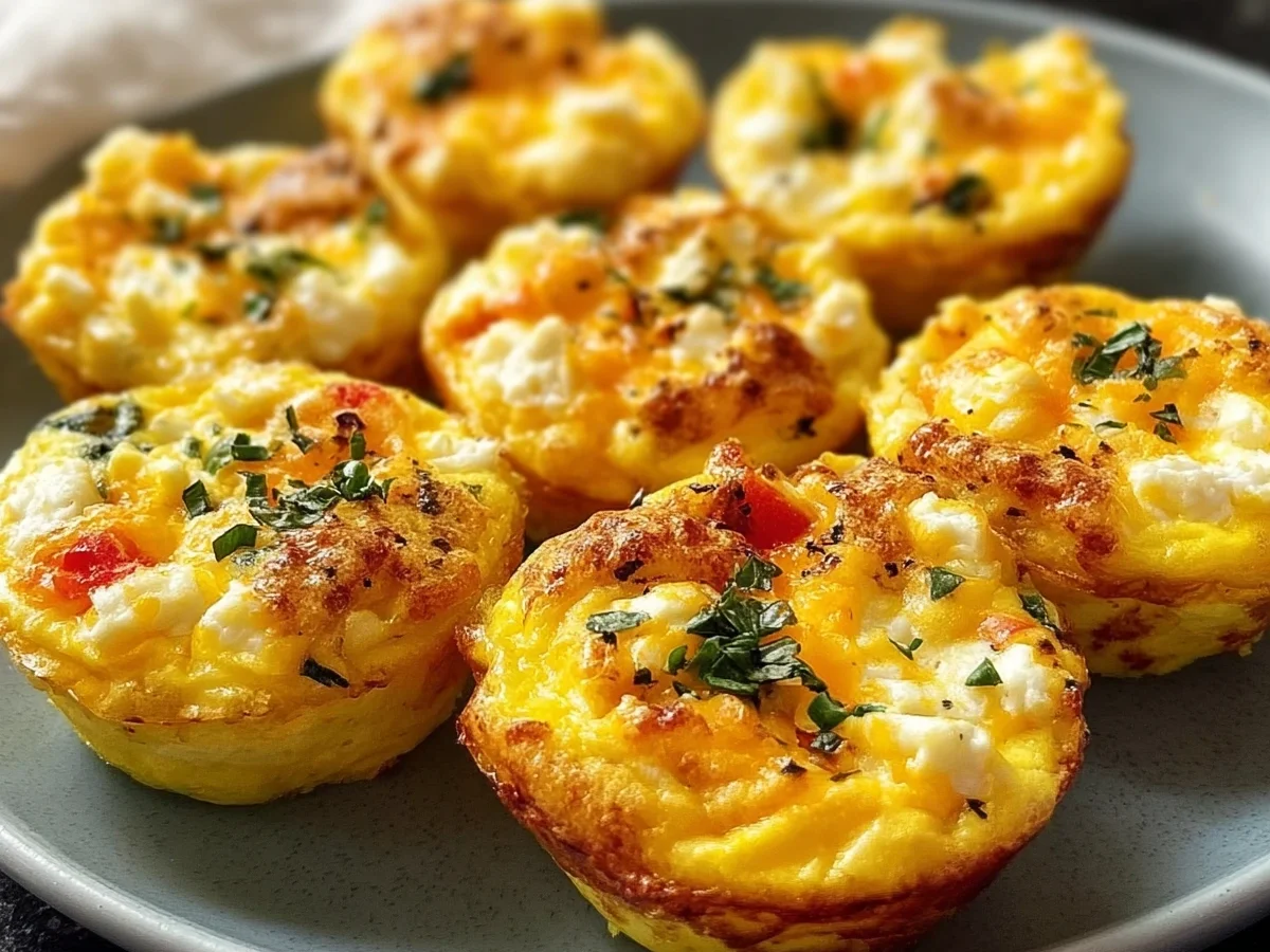 Cheesy Muffin Tin Cottage Cheese Egg Bites - Image 2