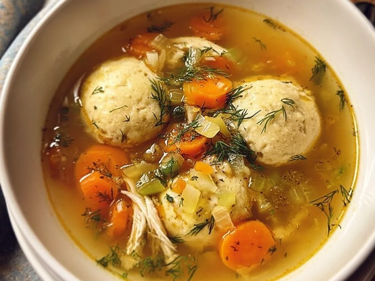 Classic Chicken Matzo Ball Soup Recipe - Image 1