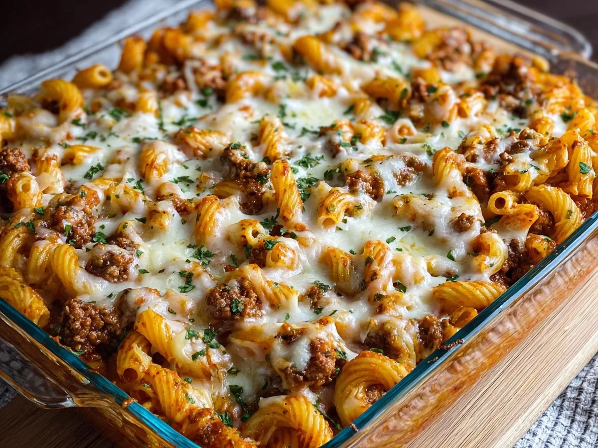 Cottage Cheese Protein Pasta Bake with Ground Beef - Image 2