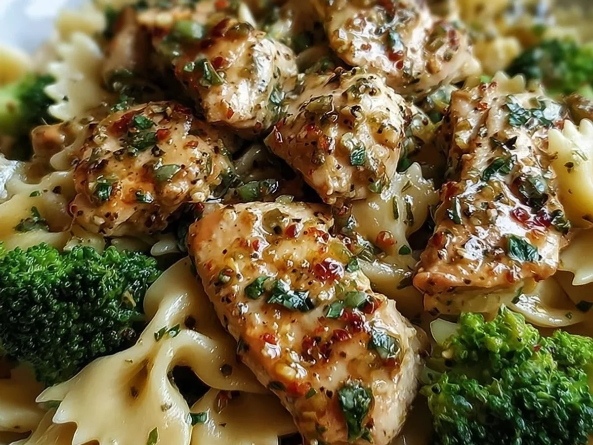 Cowboy Butter Lemon Bowtie Chicken with Broccoli - Image 2