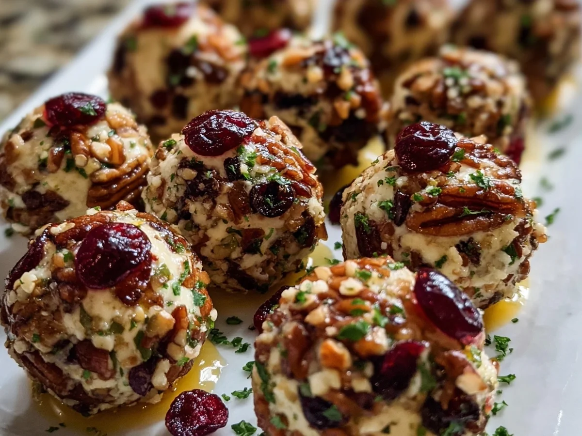 Cranberry Pecan Cheese Truffles: Festive Holiday Appetizer - Image 2