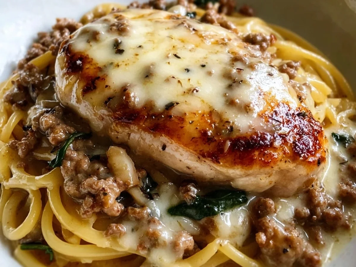 Creamy Beef & Garlic Butter Pasta - Quick Main Course - Image 1