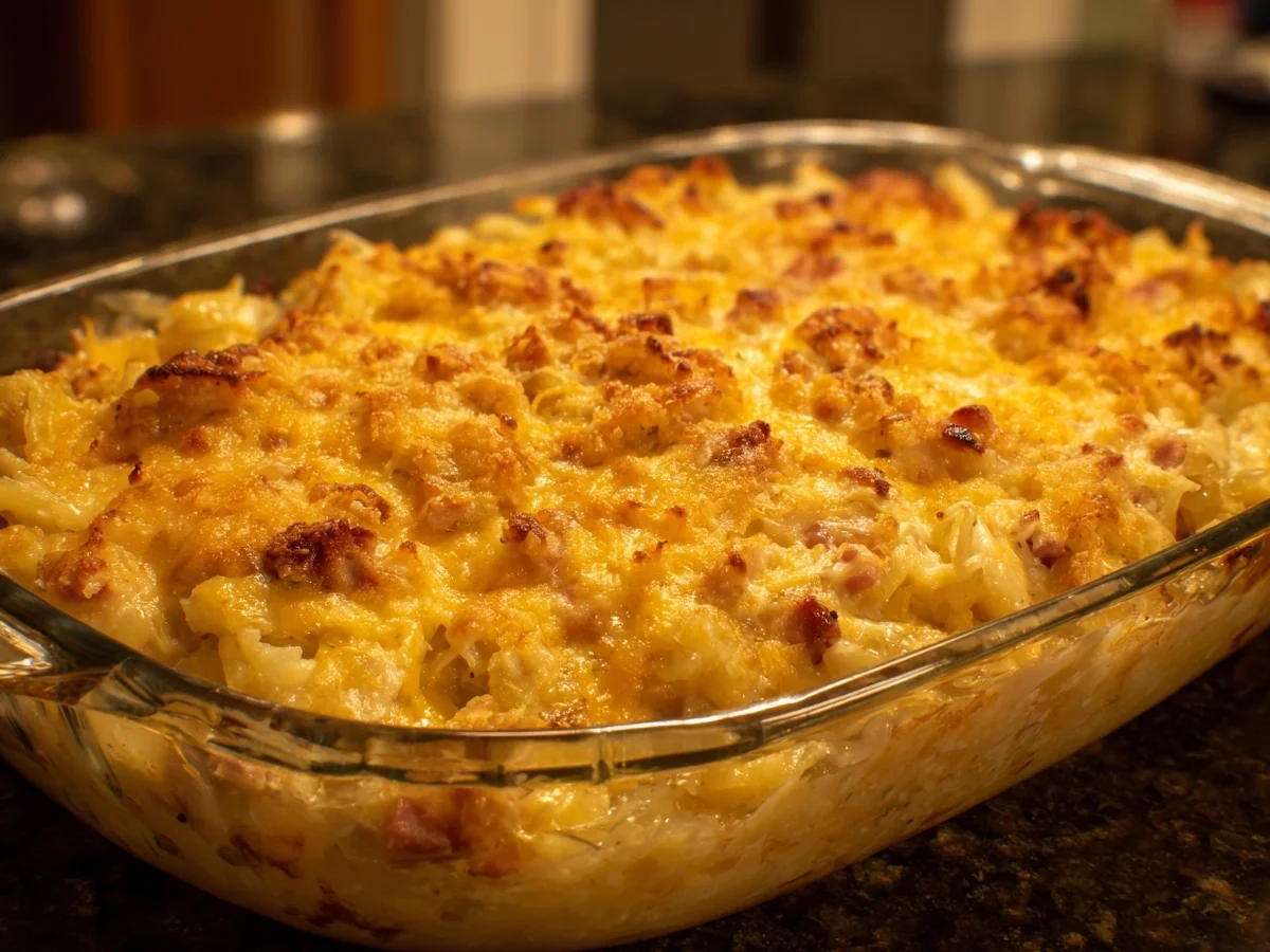 Creamy Cabbage Casserole with Turkey Ham - Image 2