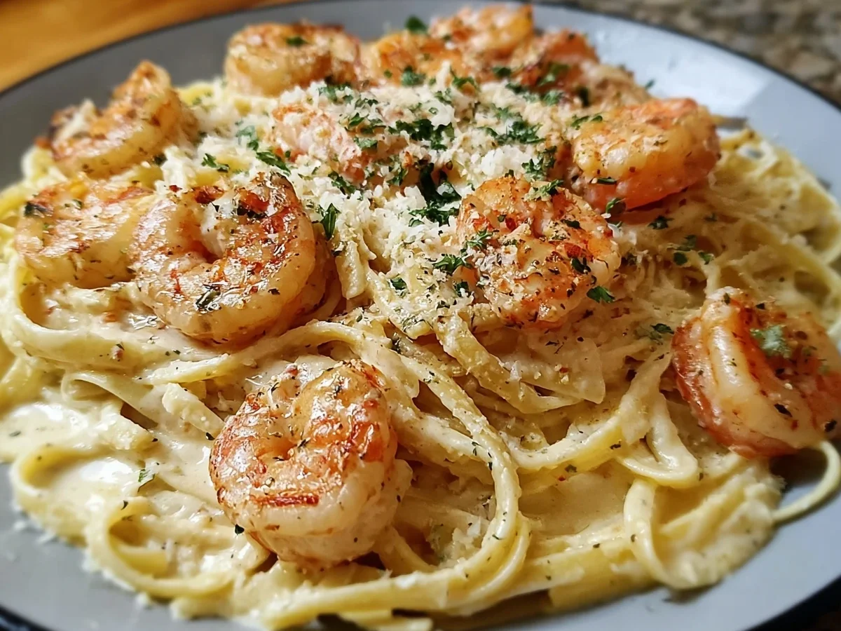 Creamy Garlic Shrimp Pasta: Quick 30-Minute Dinner - Image 2