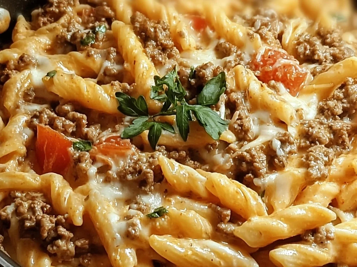 Creamy Rotel Pasta with Ground Beef: Easy Weeknight Dinner - Image 2