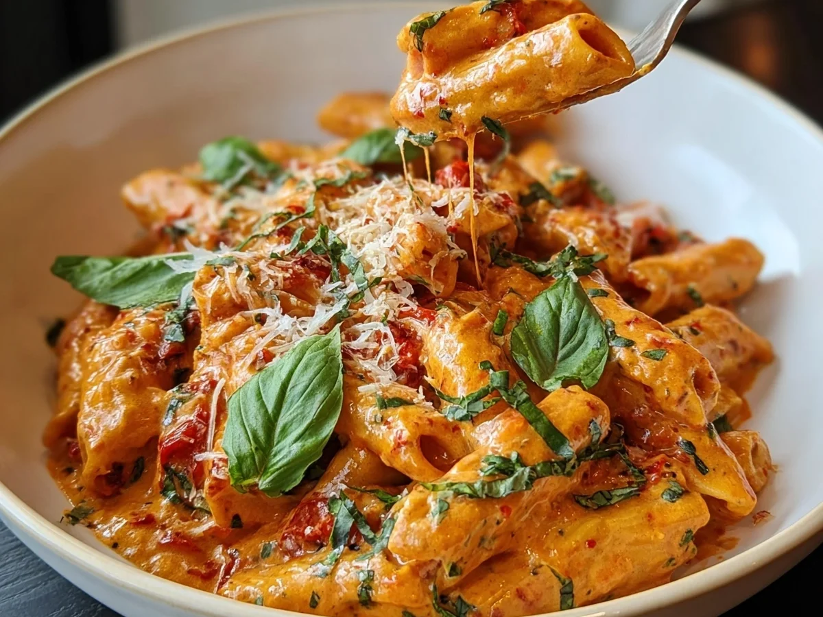 Creamy Tomato Garlic Pasta Ready in Minutes - Image 2