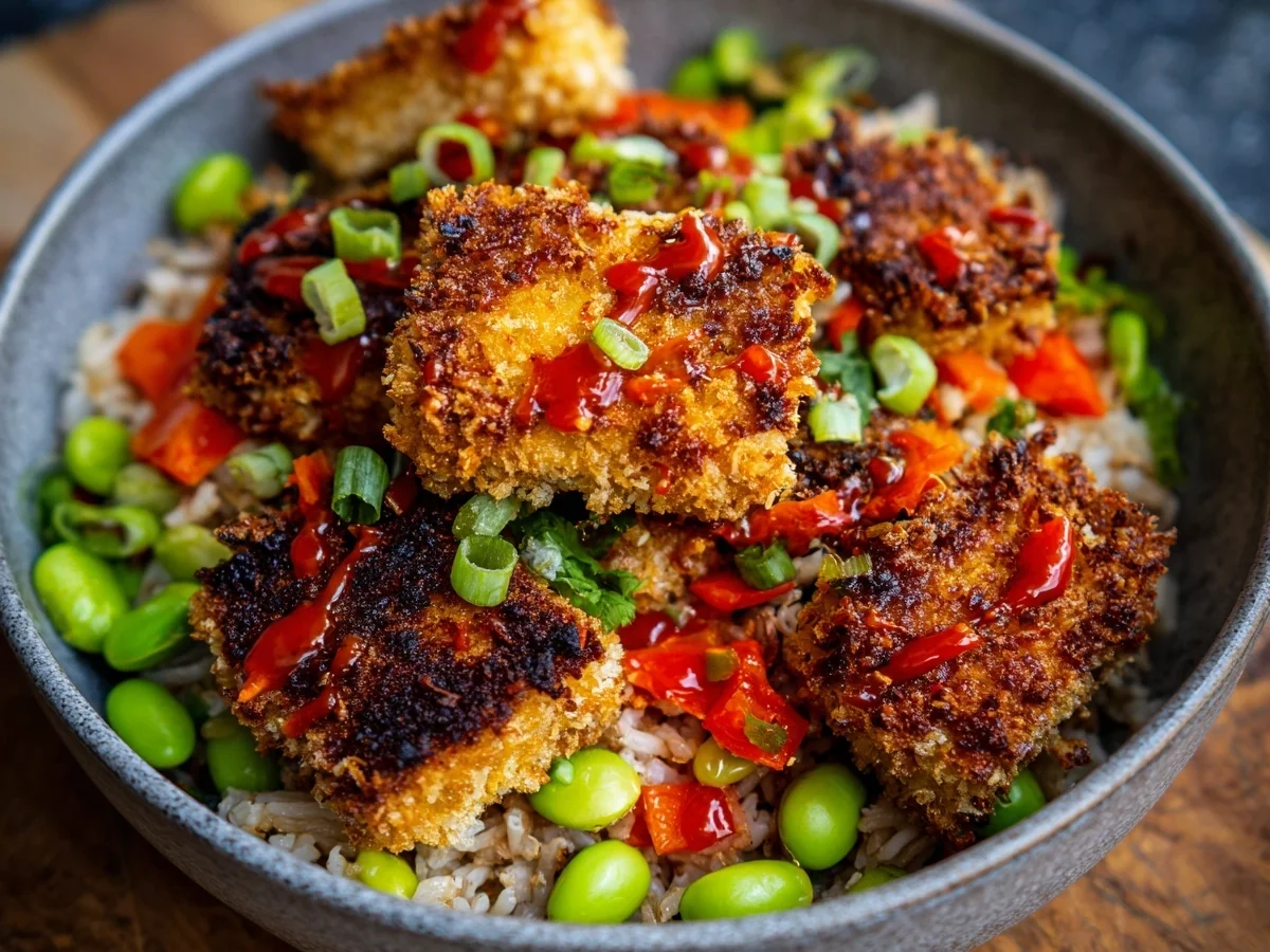 Crispy Coconut Tofu Bowl Recipe - Image 2