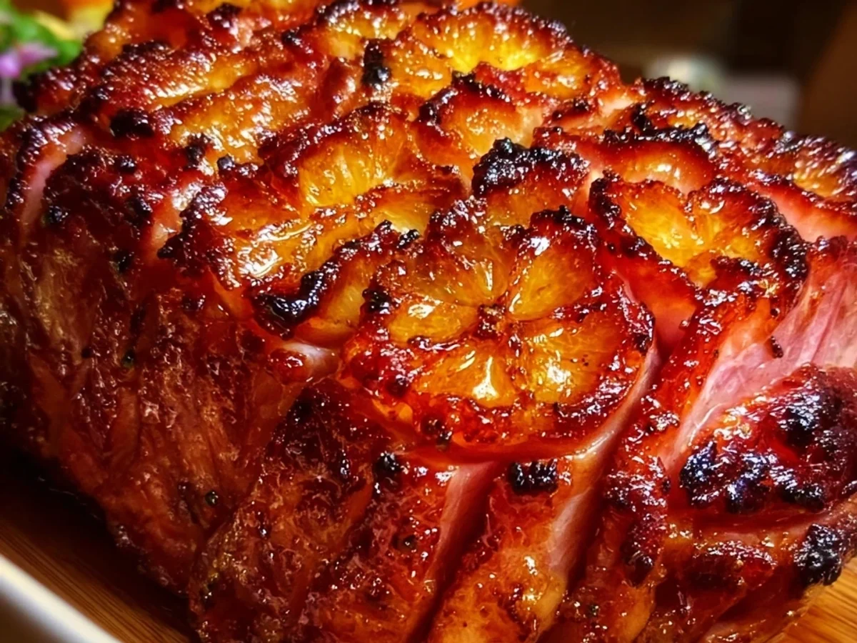 Easter Honey Baked Turkey Ham with Glaze - Image 1