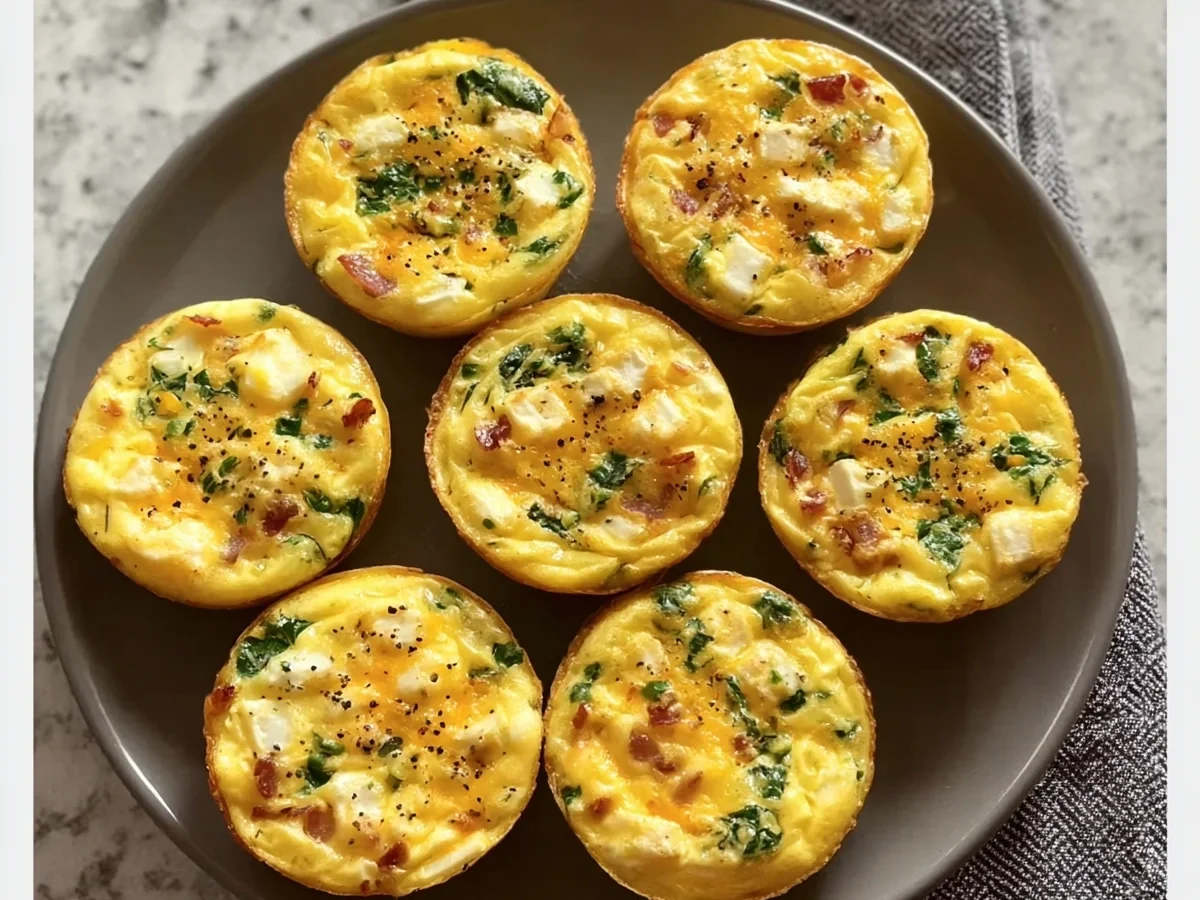 Easy Cottage Cheese Egg Bites for Quick Breakfast - Image 1