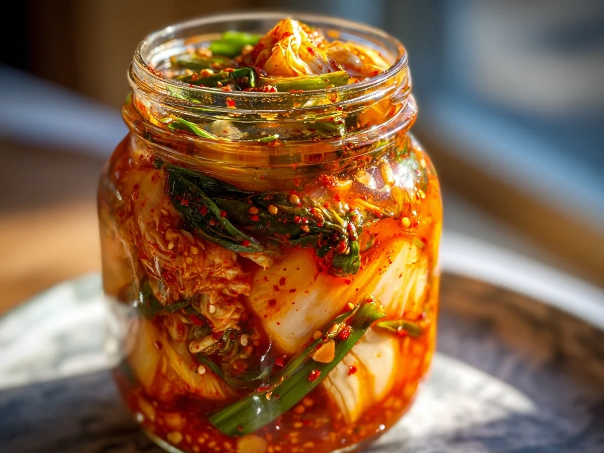 Easy Korean Fermented Cabbage Kimchi Recipe - Image 2