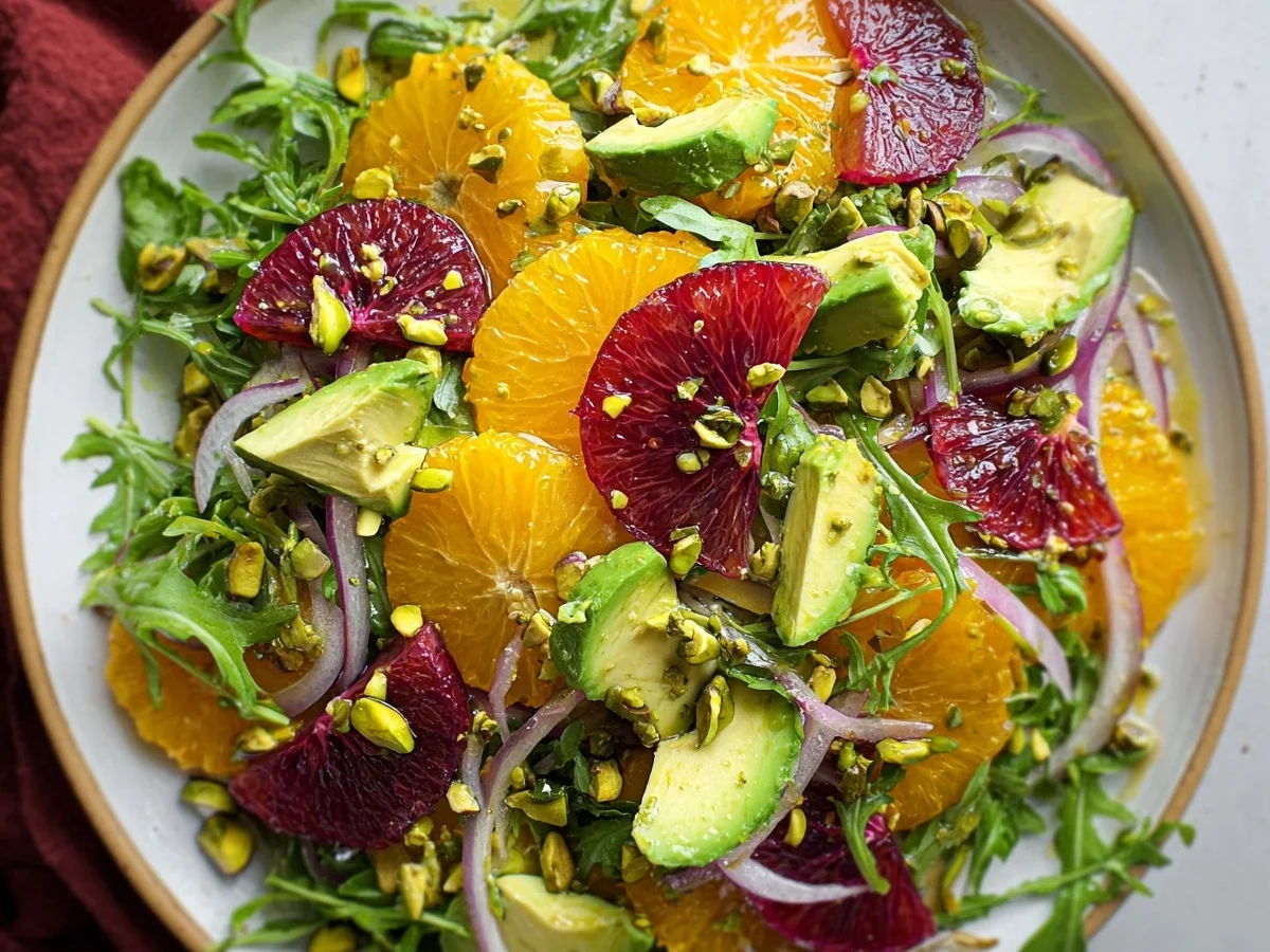 Fresh Blood Orange Avocado Salad with Citrus Vinaigrette - Image 1