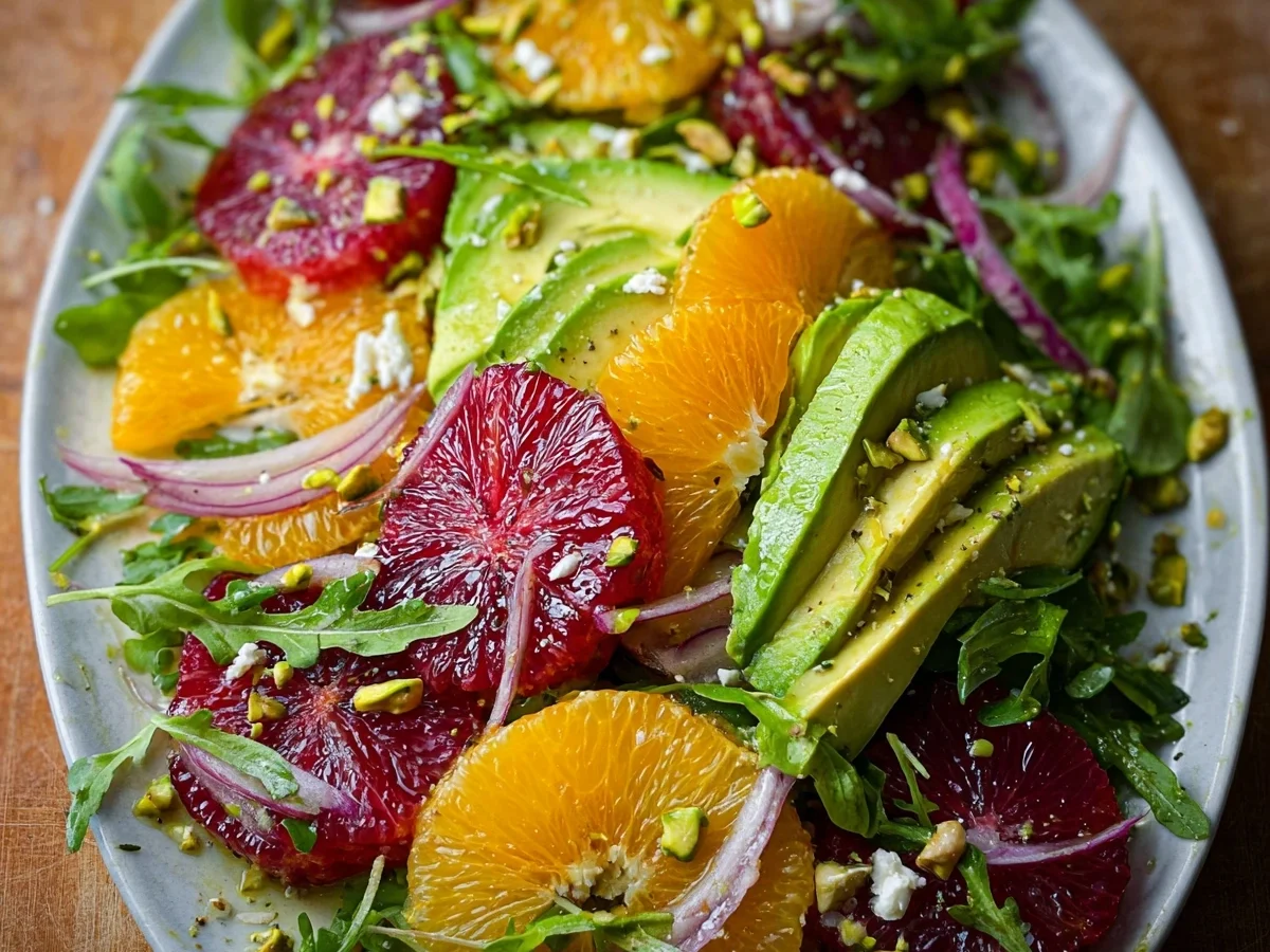 Fresh Blood Orange Avocado Salad with Citrus Vinaigrette - Image 2