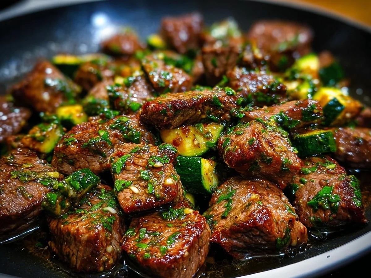 Garlic Butter Steak Bites: Quick & Low-Carb Dinner - Image 1