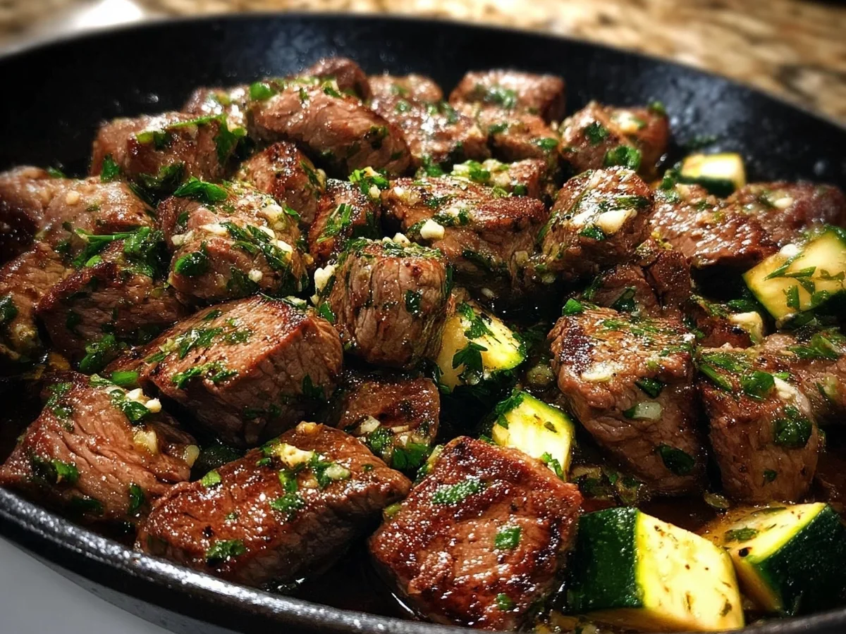 Garlic Butter Steak Bites: Quick & Low-Carb Dinner - Image 2