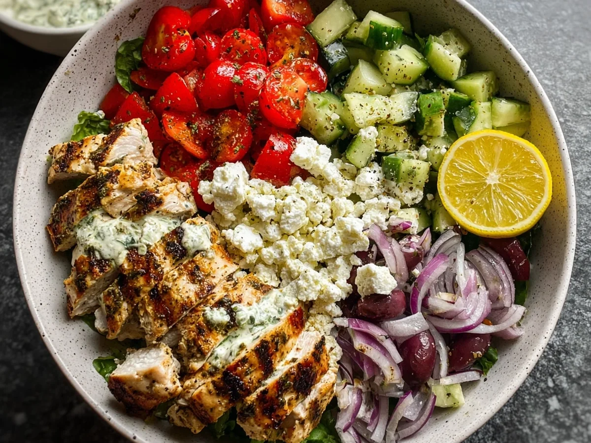 Greek Chicken Bowls for Easy Meal Prep - Image 1