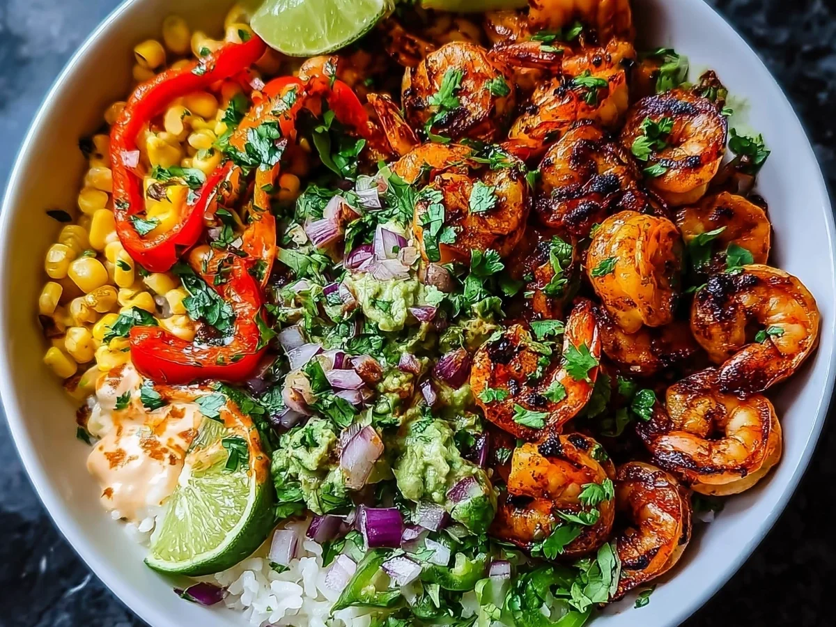 Grilled Shrimp Bowl: Flavorful & Meal Prep Friendly - Image 1