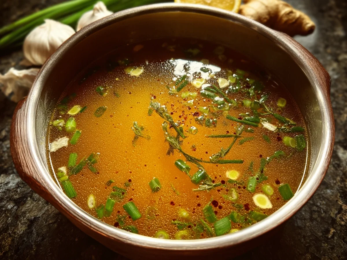 Healing Miso-Ginger Lemon Detox Broth - Image 1