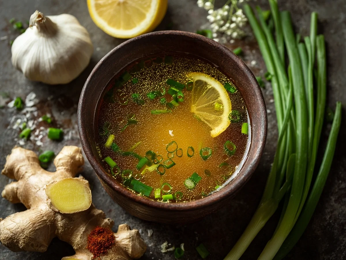 Healing Miso-Ginger Lemon Detox Broth - Image 2