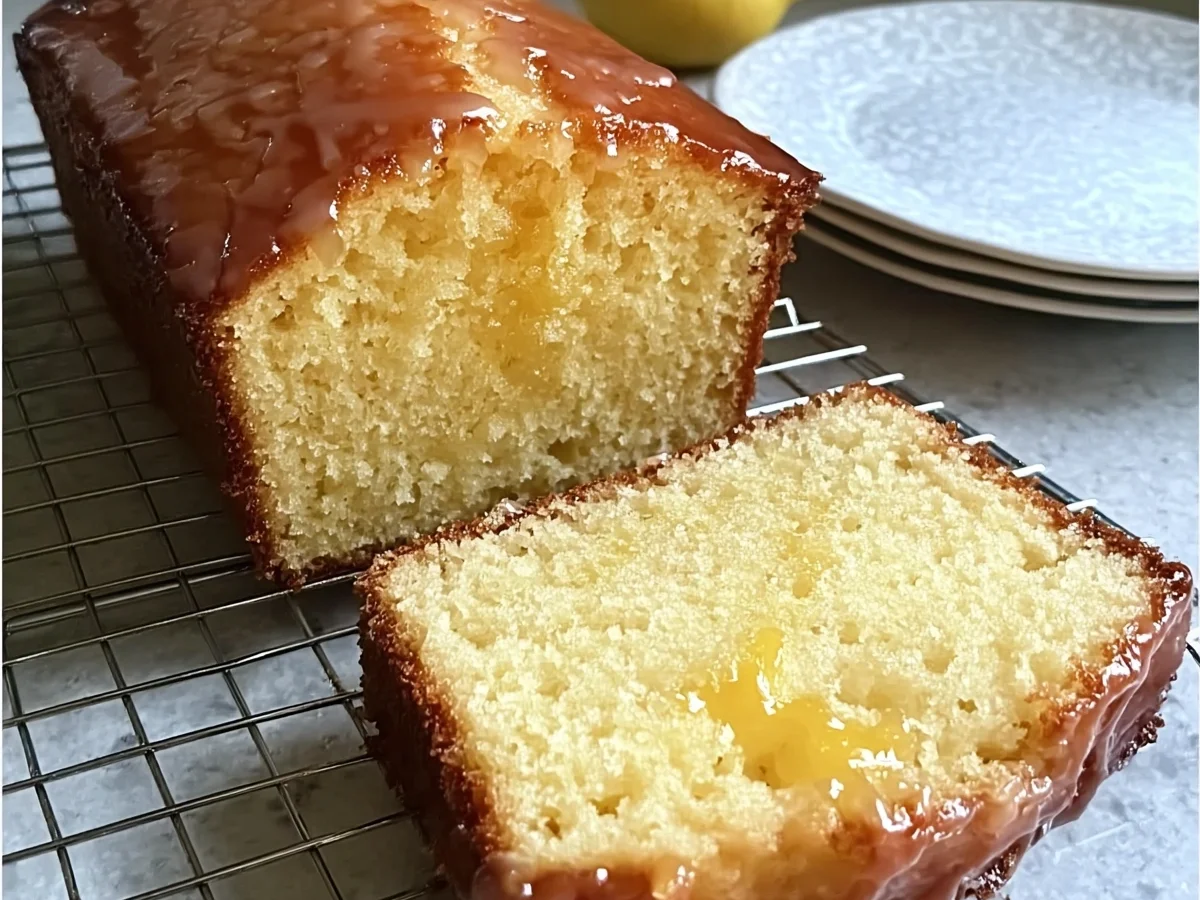 Healthy Greek Yogurt Lemon Loaf Cake - Image 1