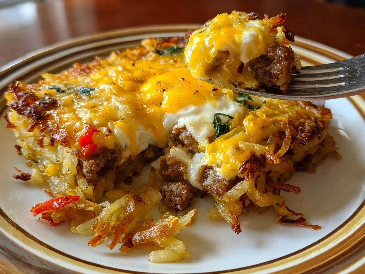 Hearty High-Protein Loaded Hash Browns Breakfast - Image 1