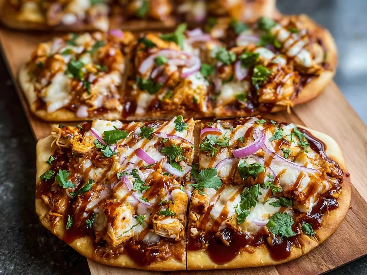 High Protein BBQ Chicken Flatbread Recipe - Image 1