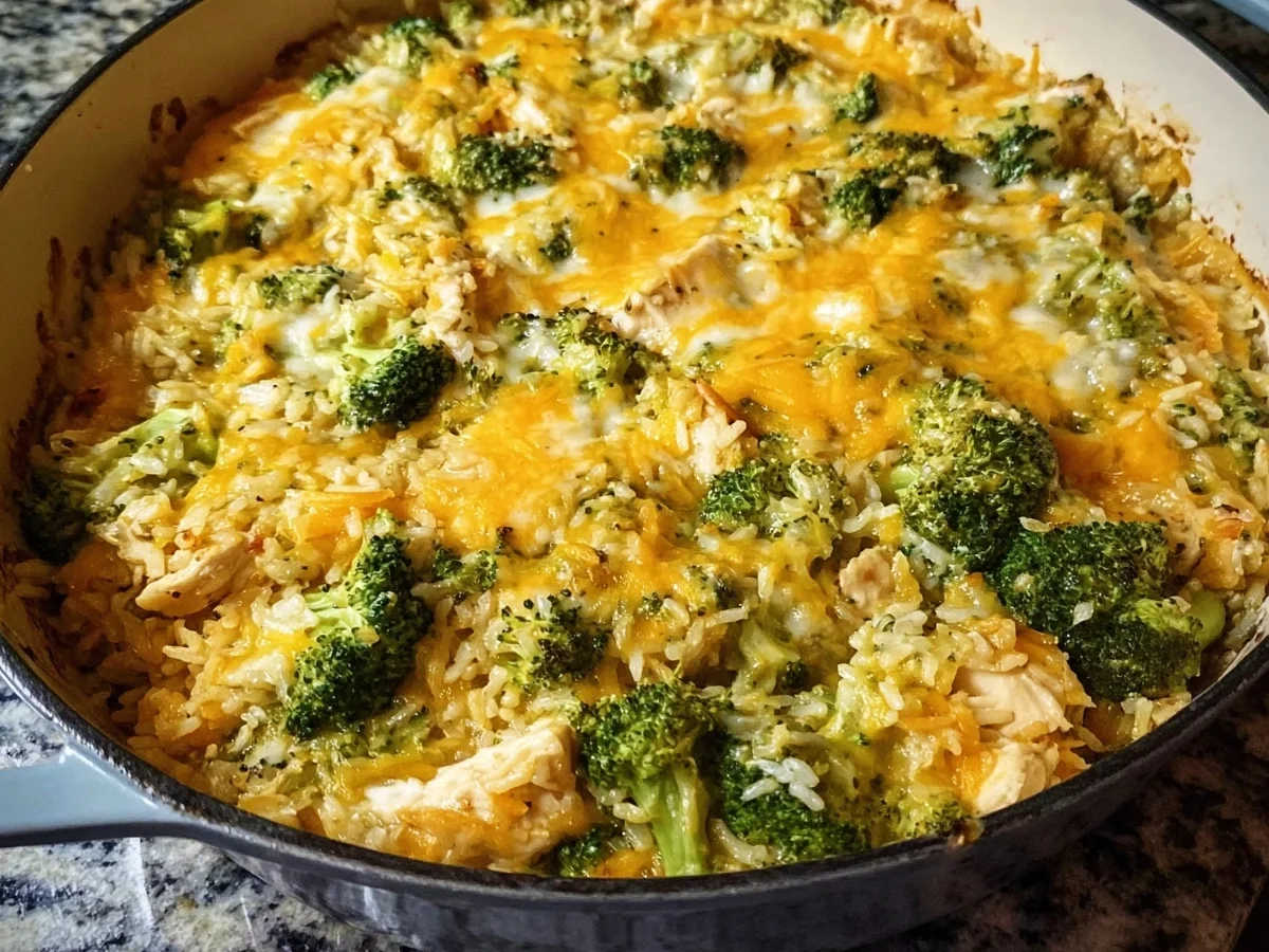 High-Protein Chicken Broccoli Rice Casserole - Image 1