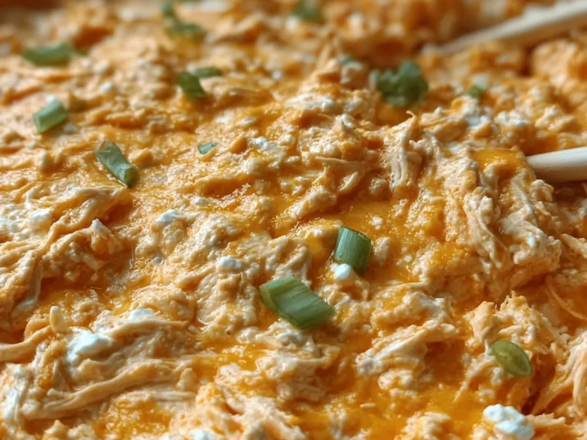 High Protein Cottage Cheese Buffalo Chicken Dip - Image 1