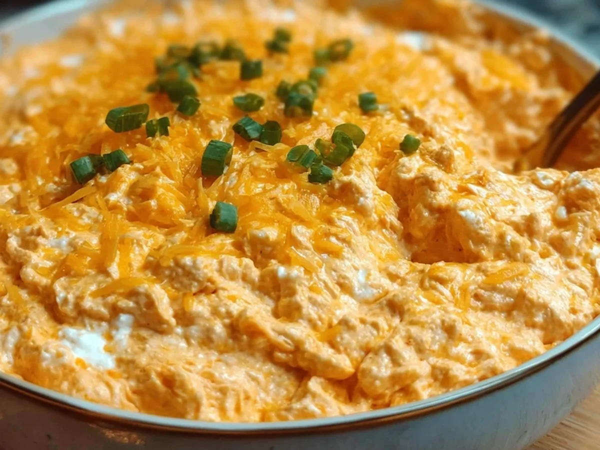 High Protein Cottage Cheese Buffalo Chicken Dip - Image 2