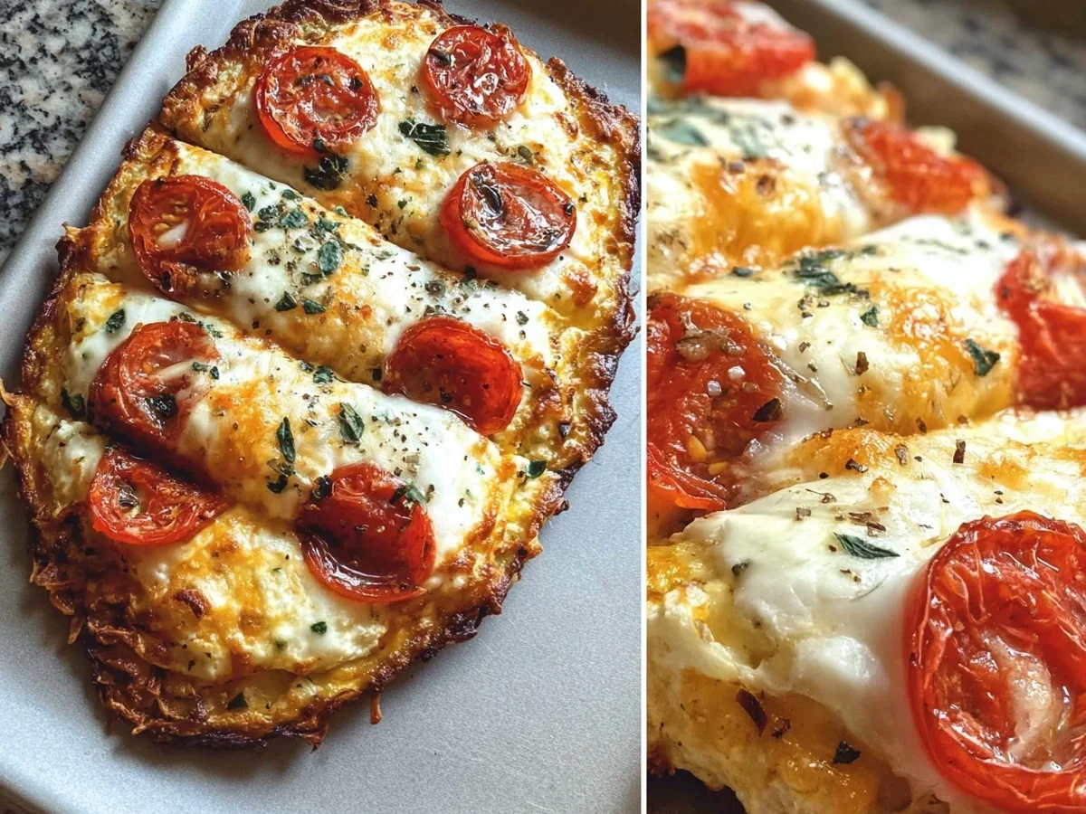 High Protein Cottage Cheese Flatbread Pizza (Low Carb) - Image 1
