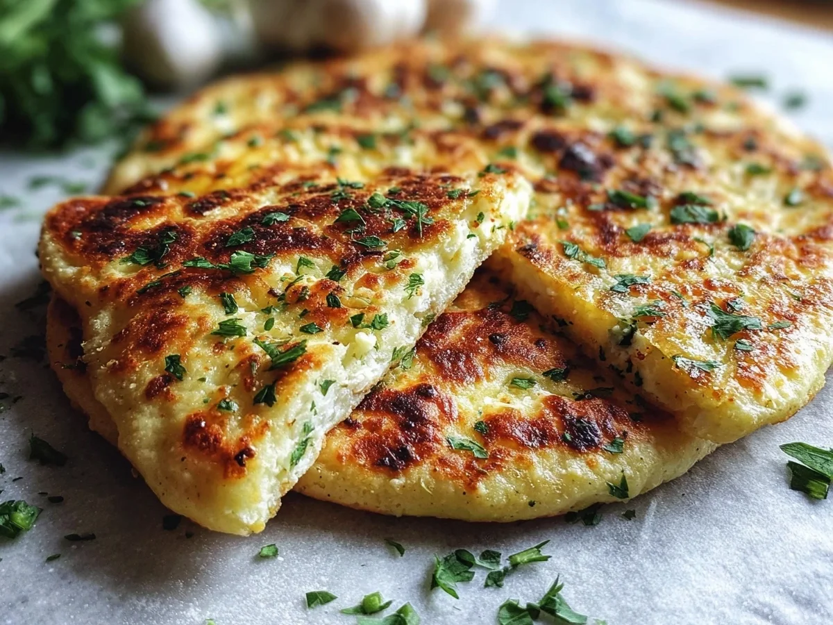 High Protein Gluten-Free Cottage Cheese Flatbread - Image 1