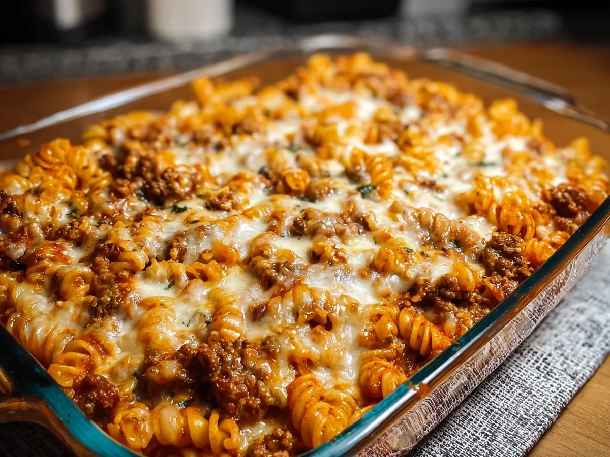 High-Protein Ground Beef & Cottage Cheese Pasta Bake - Image 1