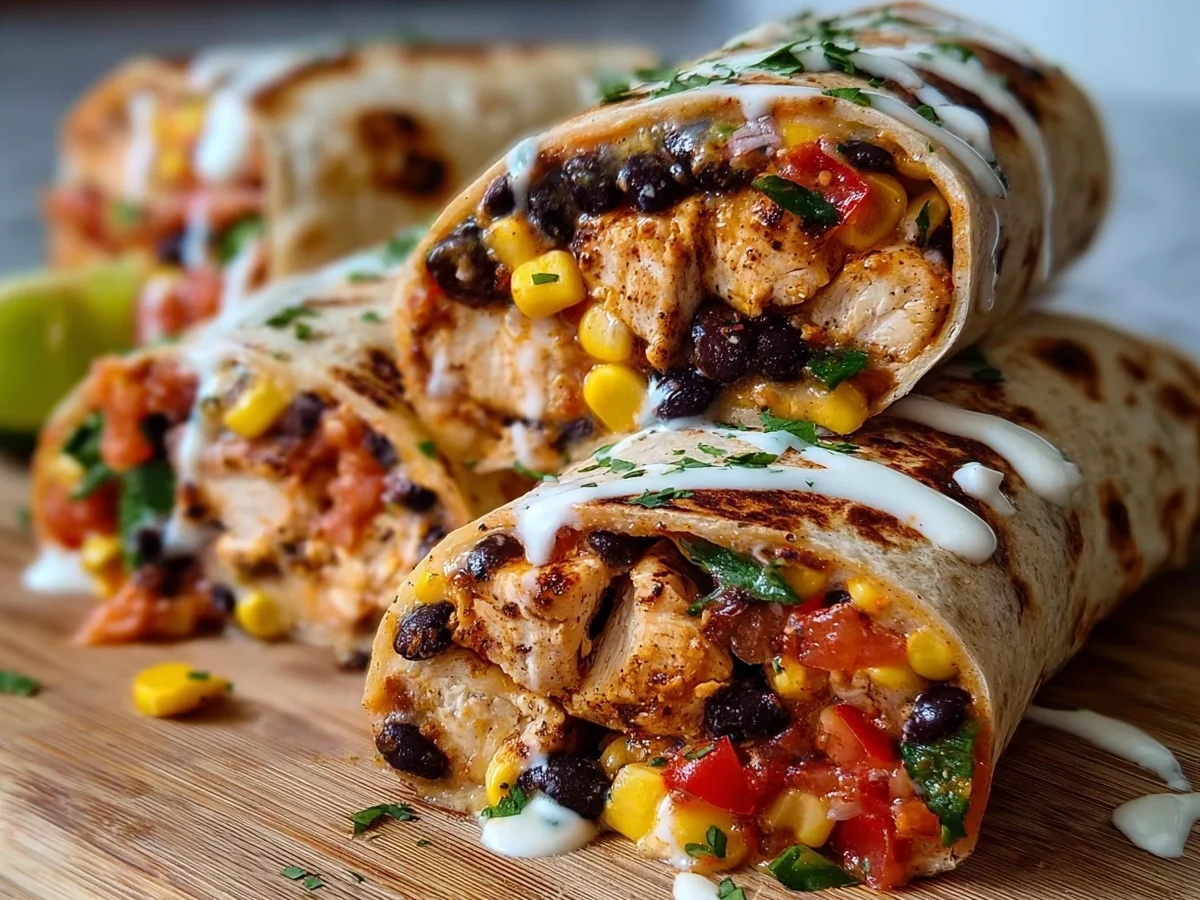 High-Protein Southwest Chicken Wraps in 20 Minutes - Image 1