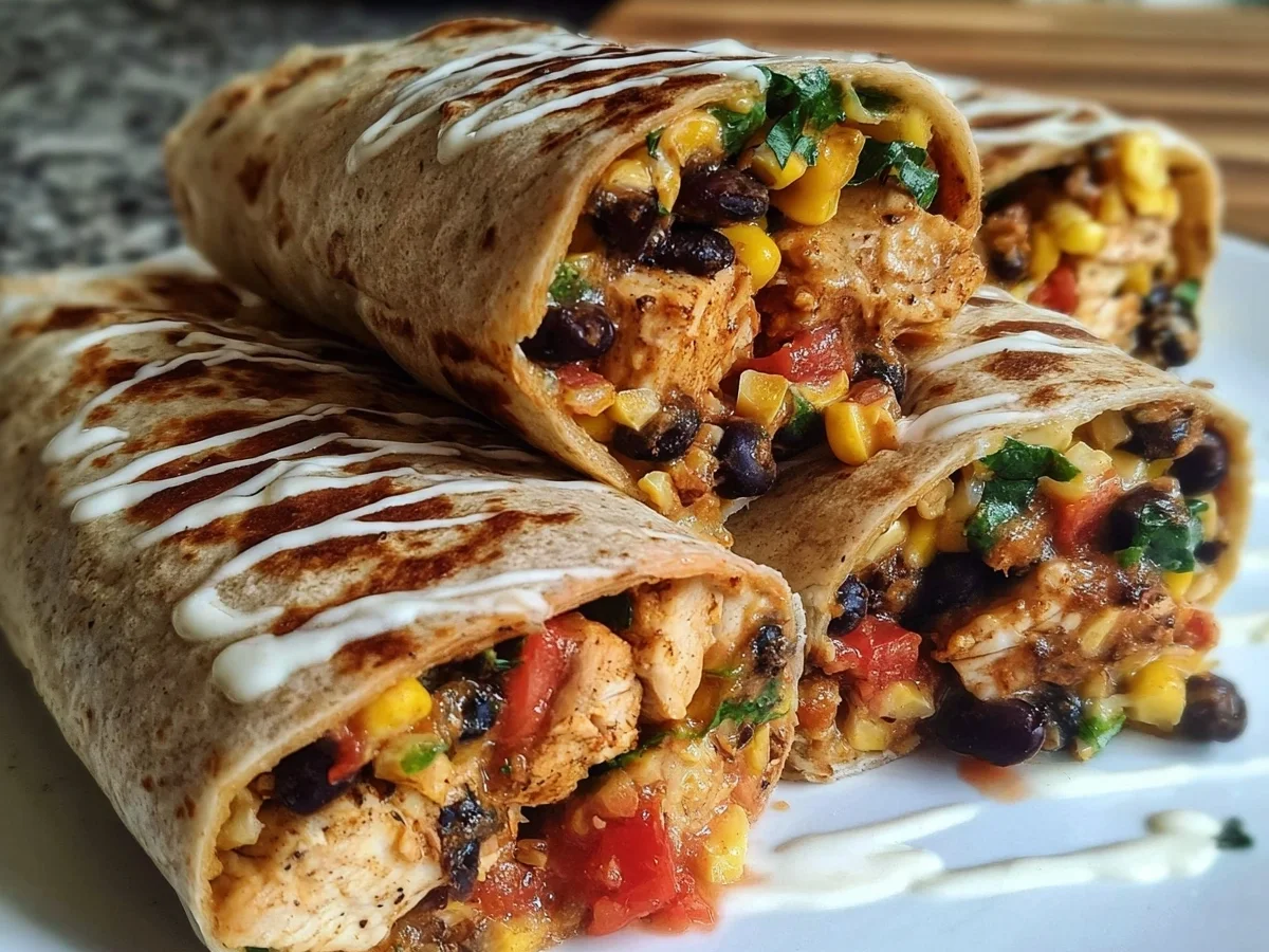 High-Protein Southwest Chicken Wraps in 20 Minutes - Image 2