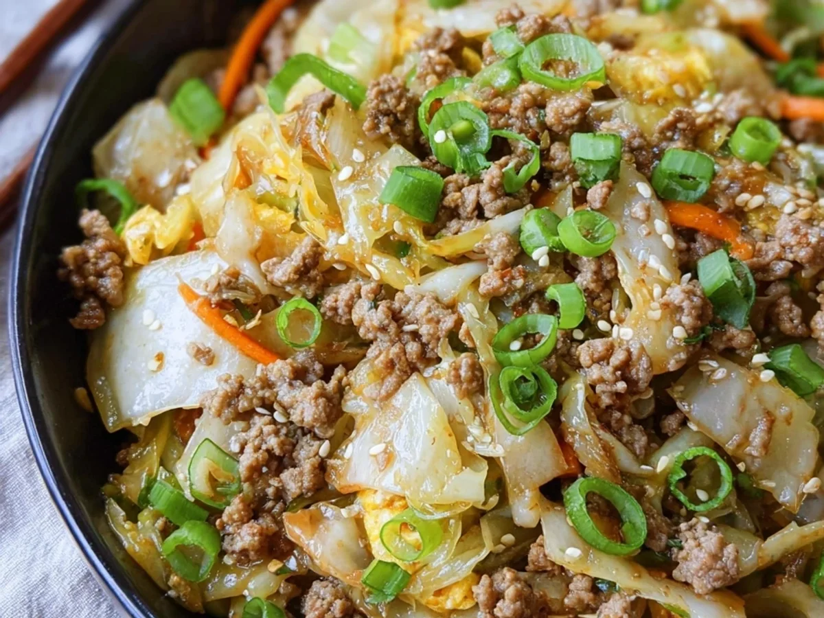 Keto Egg Roll Bowl: Quick & Easy Asian Dinner - Image 2