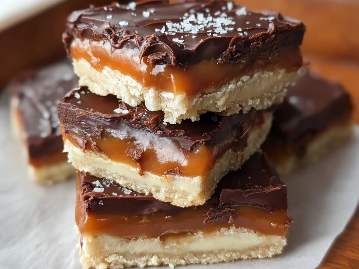 Keto Low Carb Millionaire Bars for Holiday Treats - Image 2
