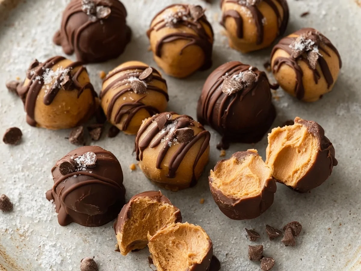 Keto Peanut Butter Chocolate Fat Bombs (Easy No-Bake) - Image 1