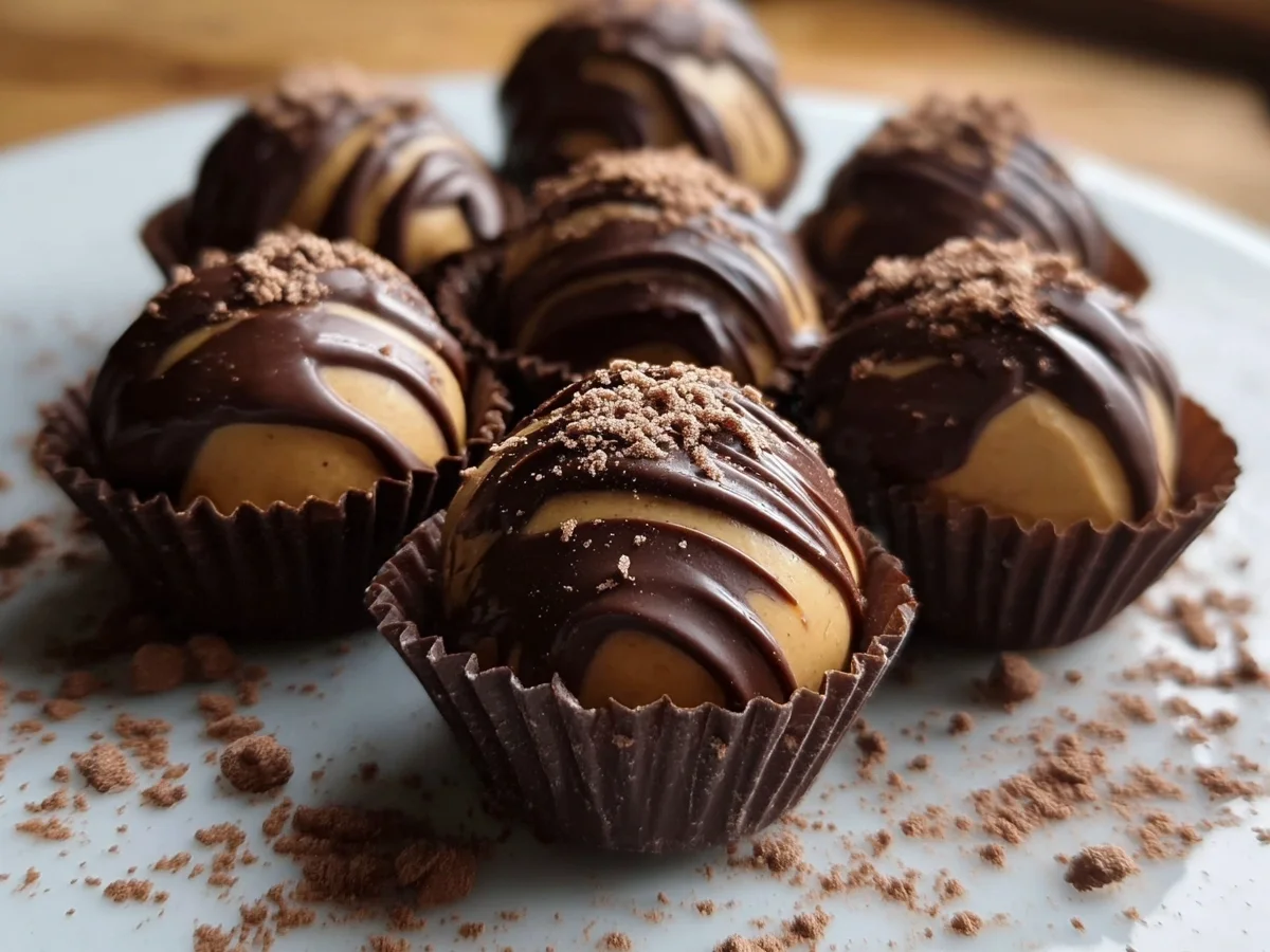 Keto Peanut Butter Chocolate Fat Bombs - Image 1