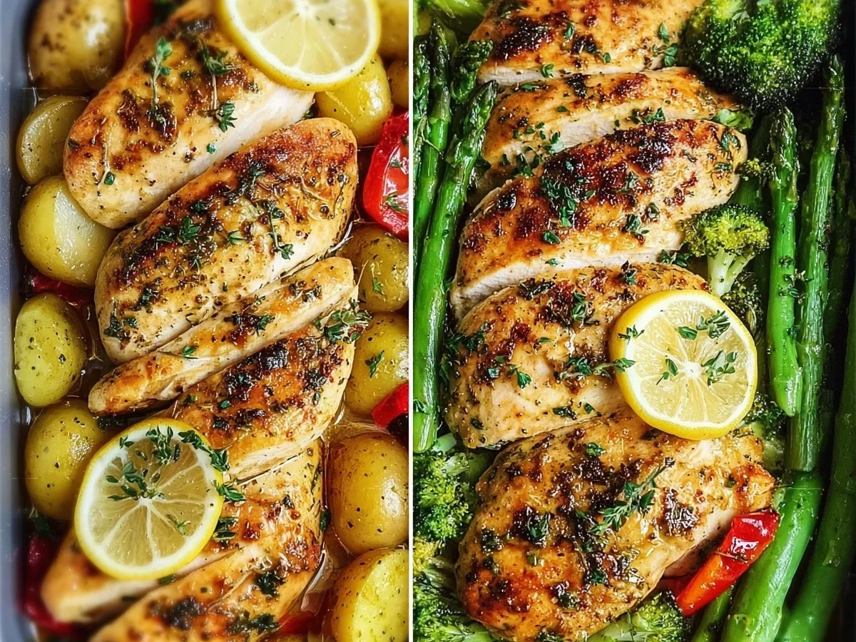 Lemon Garlic Chicken Meal Prep for High Protein Lunch - Image 1