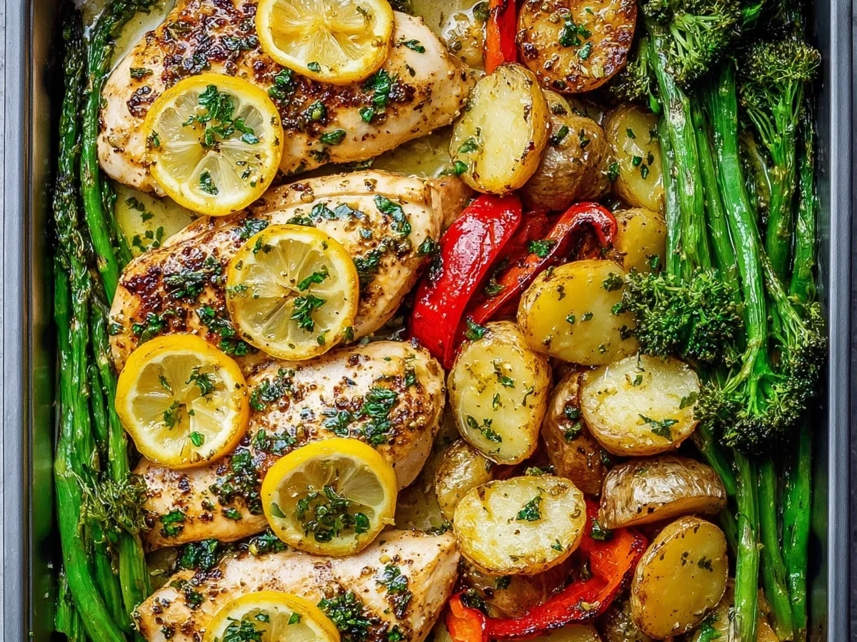 Lemon Garlic Chicken Meal Prep for High Protein Lunch - Image 2