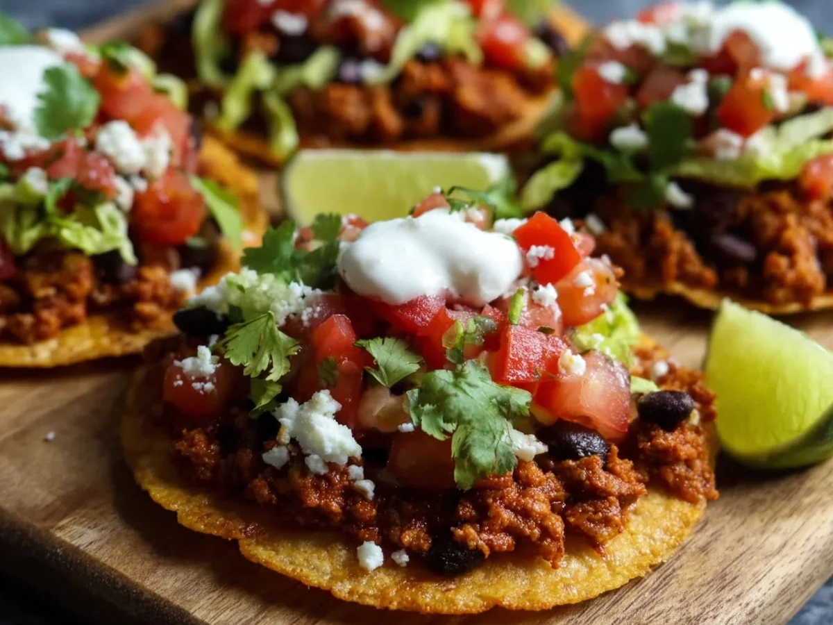Low Calorie Tostadas: Quick, High Protein Meal - Image 1