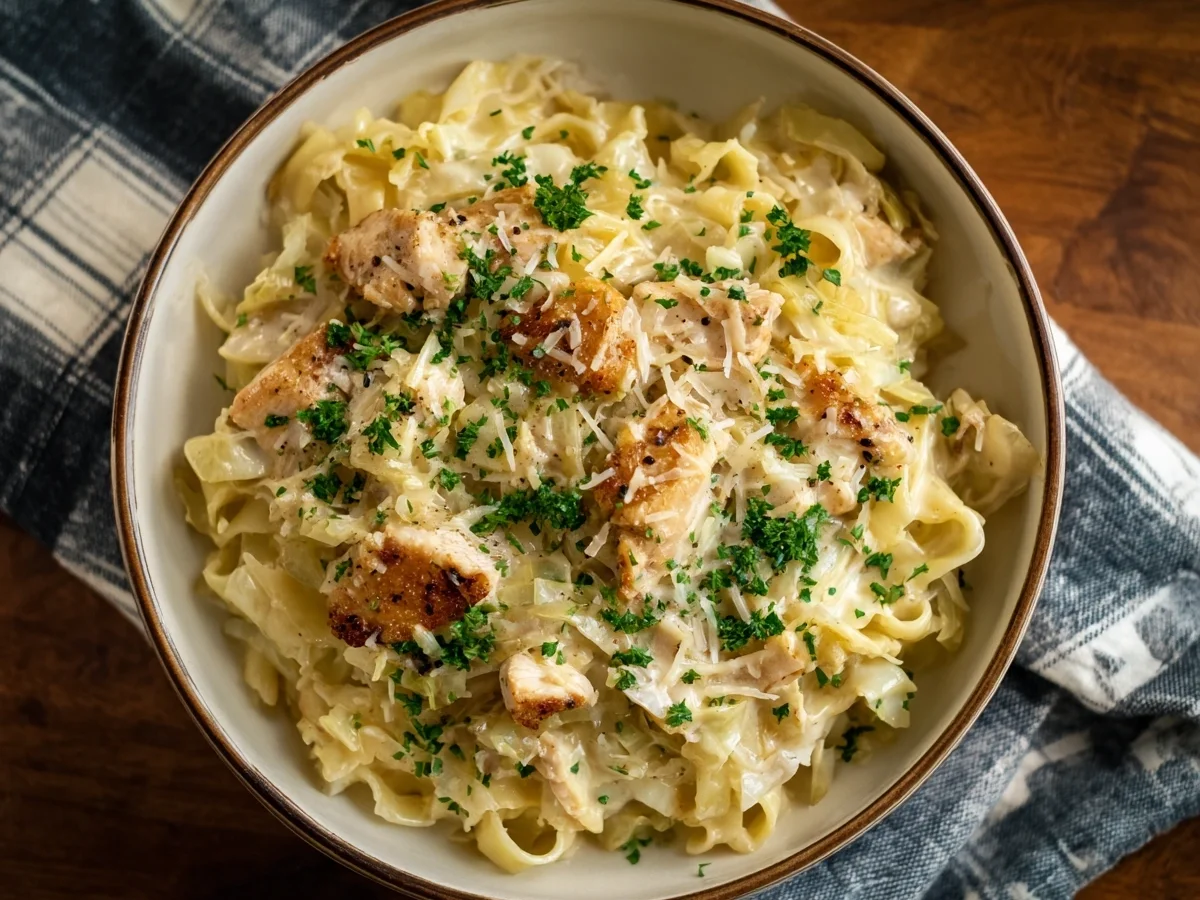Low-Carb Alfredo Cabbage Pasta - Image 2