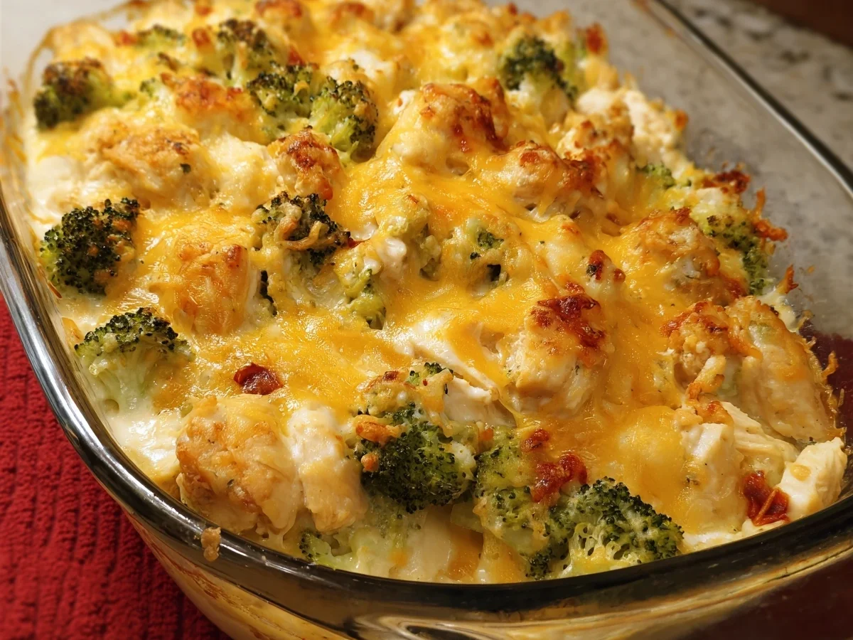 Low Carb Creamy Chicken Casserole for a Healthy Dinner - Image 2