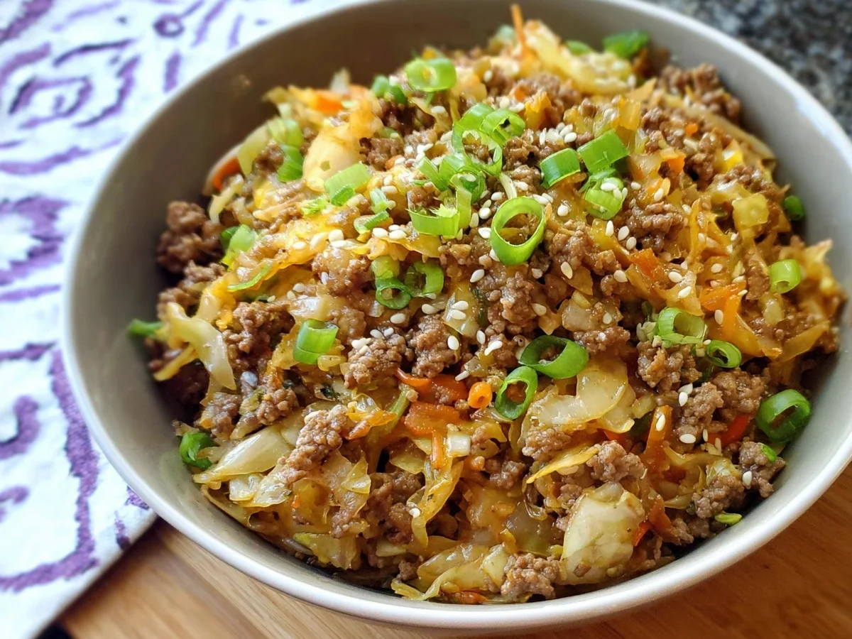 Low Carb Egg Roll in a Bowl: Easy Keto Weeknight Meal - Image 2