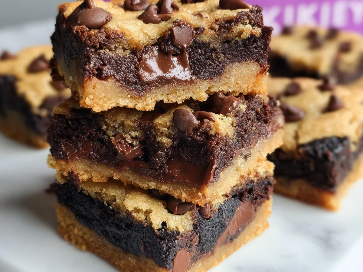 Low Carb Keto Brookies: Fudgy Brownie Cookie Bars - Image 2