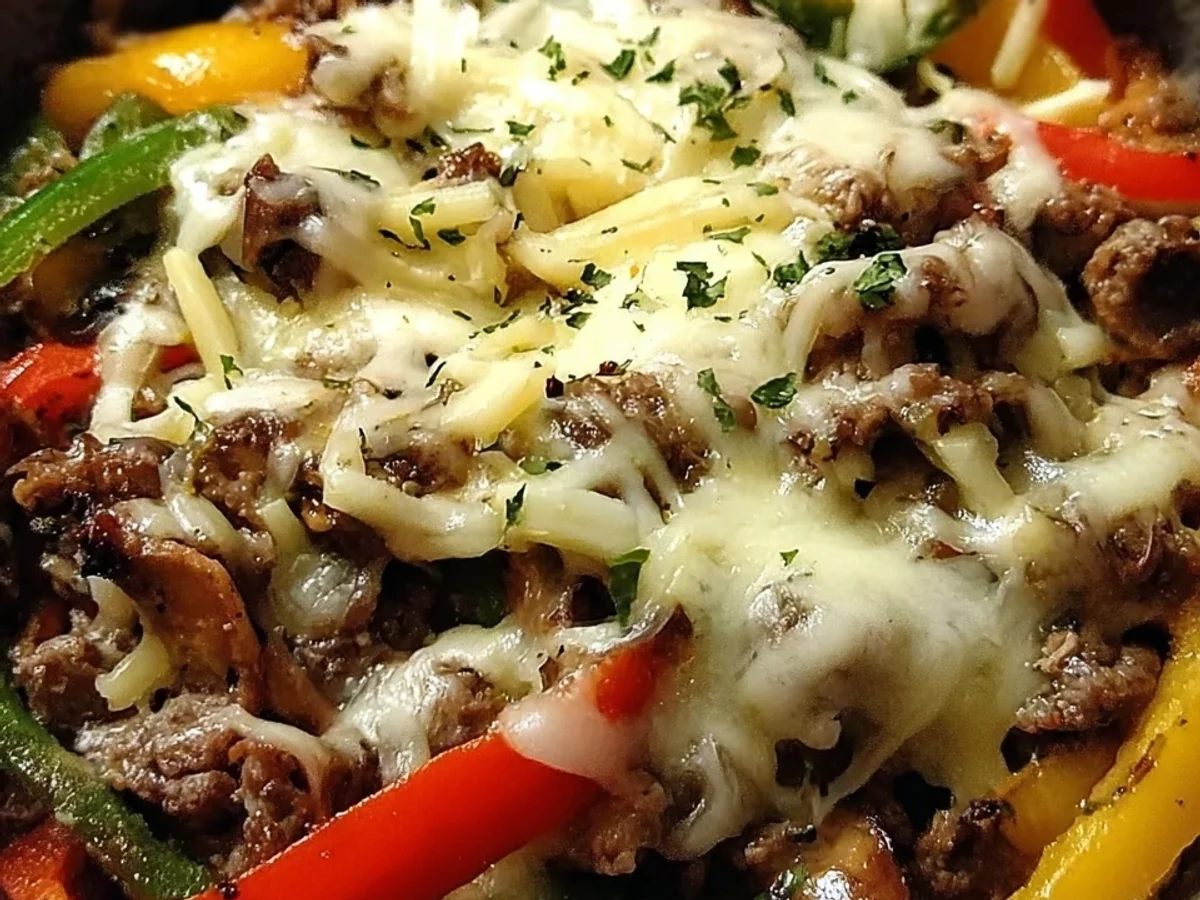 Low Carb Philly Cheesesteak Bowls - 30 Minute Meal - Image 1